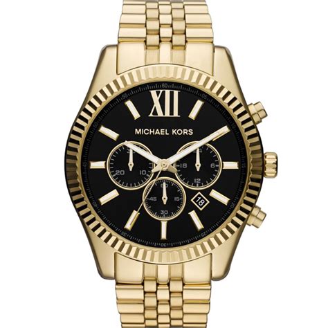 Relógio Michael Kors Feminino Bradshaw Dourado.